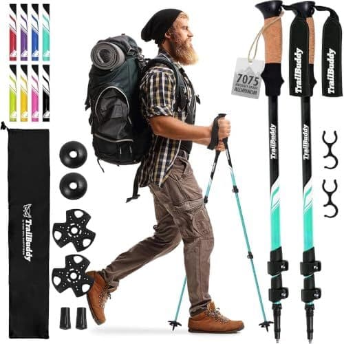 TrailBuddy 7075 Aluminum Trekking Poles